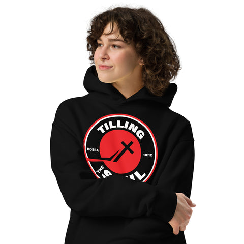 Tilling the Soul - Black Unisex oversized hoodie