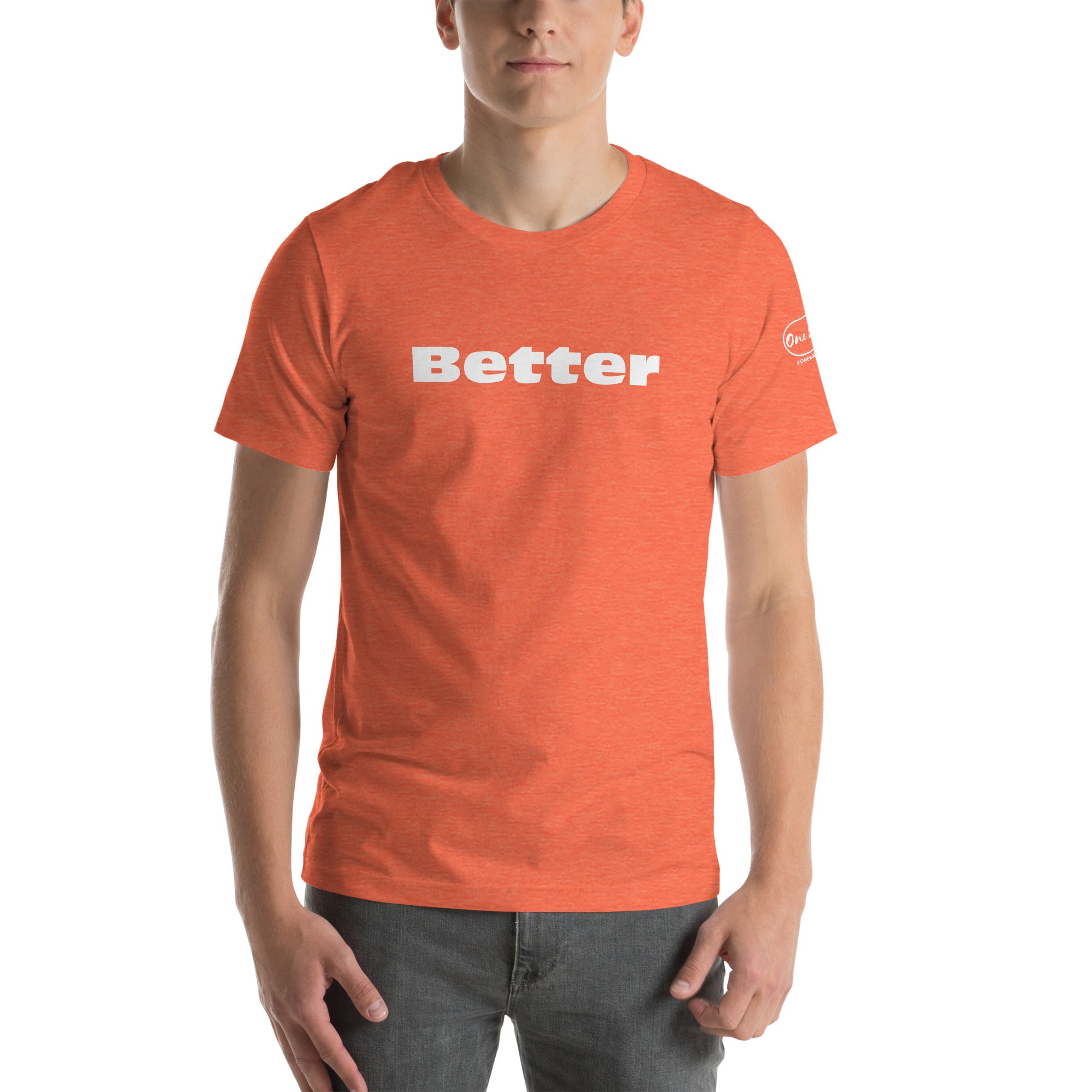 Camiseta mejor inspirada | Ropa de fe | Camiseta unisex de una palabra