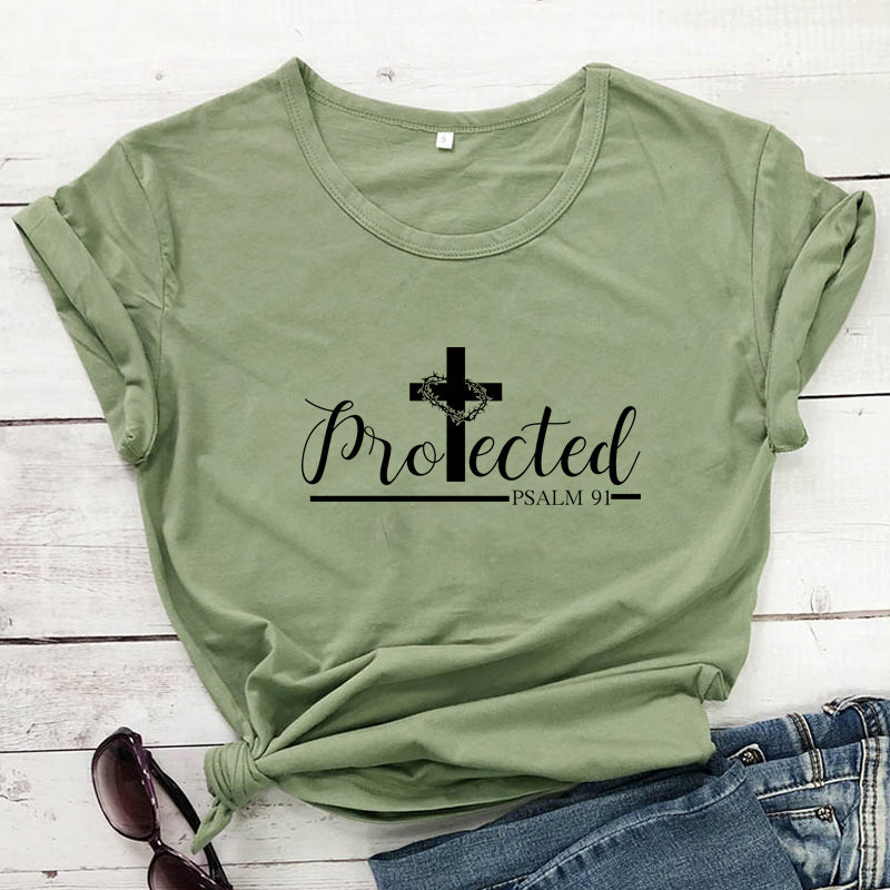 Protected-Inspired T-Shirt | Faith Apparel | Christian Women's T-shirt