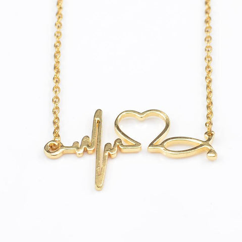 Women's Heartbeat Necklace | Heartbeat Necklace For Women | Stylish Women's Accessories