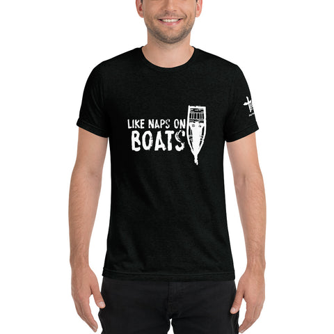 Naps on Boats T-Shirt | Faith Apparel | Christian Black Unisex T-Shirt